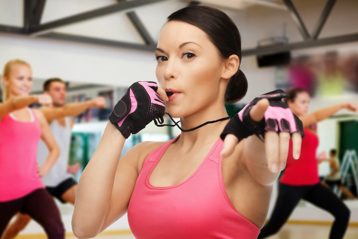 Treino na academia